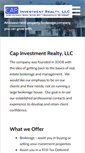 Mobile Screenshot of capinvestmentrealty.com